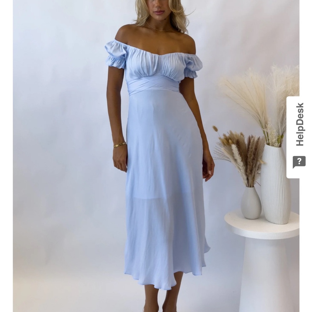 Light Blue Midi Dress (perfect condition)